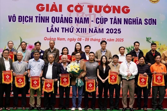 Khai mạc giải vô địch cờ tướng tỉnh Quảng Nam lần thứ XIII