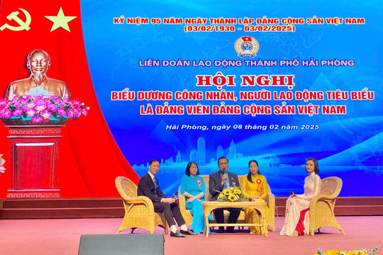Hải Phòng biểu dương công nhân, lao động tiêu biểu là đảng viên