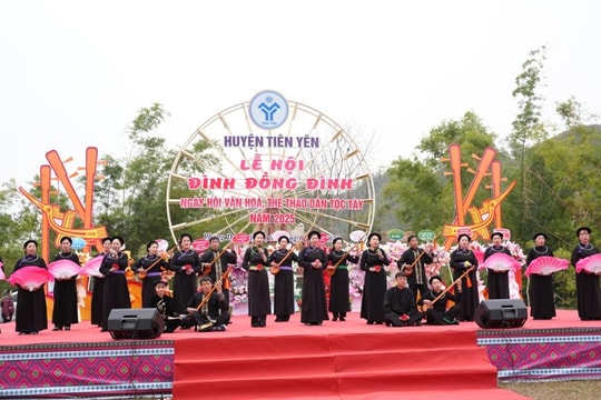 Khai mạc Lễ hội đình Đồng Đình và Ngày hội Văn hóa Thể thao dân tộc Tày huyện Tiên Yên 2025
