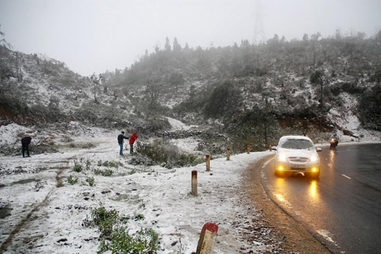 Bắc Bộ rét đậm, rét hại, vùng núi cao có thể xuất hiện băng giá