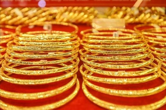 Giá vàng trong nước tăng mạnh
