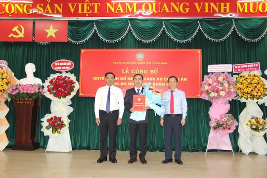 Bổ nhiệm chức vụ Chánh án TAND Quận 6
