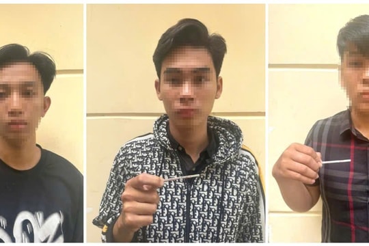 Tạm giữ nhóm đối tượng cướp tài sản