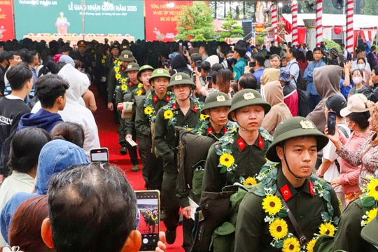 Bình Dương: Chất lượng tân binh nhập ngũ ngày càng cao