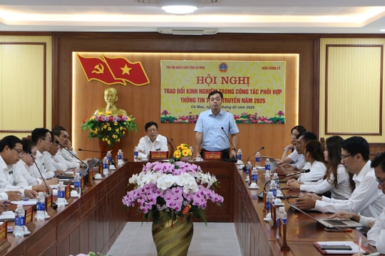 Báo Công lý và TAND hai cấp tỉnh Cà Mau tăng cường hợp tác thông tin tuyên truyền