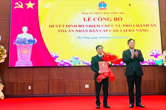Bổ nhiệm Phó Chánh án TAND cấp cao tại Đà Nẵng