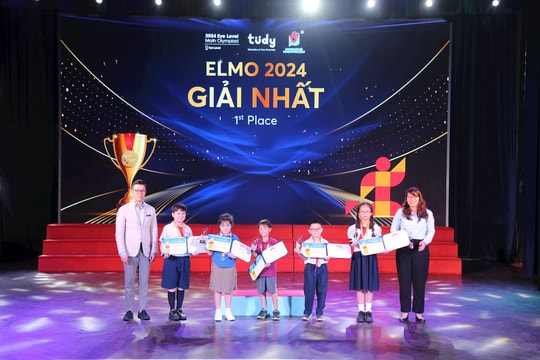 TP.HCM: Trao 250 giải cho cuộc thi Toán quốc tế ELMO