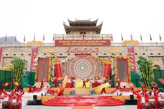 Khai mạc Tuần Văn hóa - Du lịch Bắc Giang và khai hội xuân Tây Yên Tử 2025