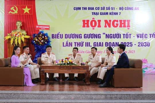 Trại Giam Kênh 7: Tổng kết phong trào thi đua "Vì an ninh Tổ quốc"