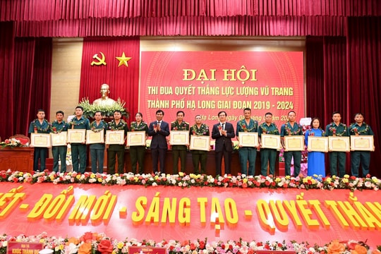 Xây dựng Đảng bộ Quân sự TP Hạ Long vững mạnh toàn diện “mẫu mực, tiêu biểu"