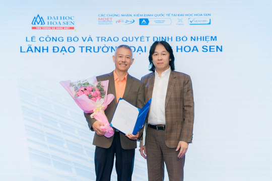 GS.TS Trương Nguyện Thành được bổ nhiệm làm Phó Chủ tịch Hội đồng Cố vấn trường Đại học Hoa Sen