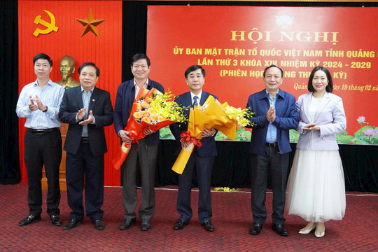 Ông Phạm Quang Long giữ chức Chủ tịch Ủy ban MTTQVN tỉnh Quảng Bình, nhiệm kỳ 2024-2029