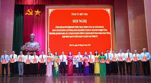 Ông Trần Thanh Lâm giữ chức Bí thư Đảng ủy các cơ quan Đảng tỉnh Bến Tre