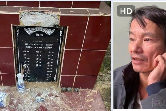 Xác định được người đàn ông đập phá mộ ở Bắc Kạn