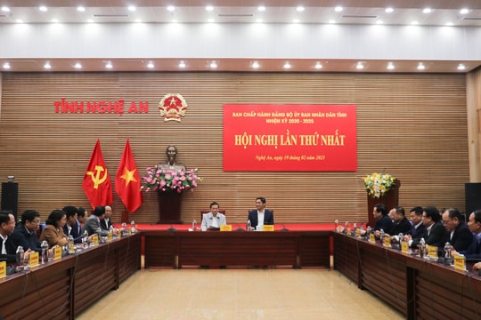 Nghệ An: Tổ chức Hội nghị Ban Chấp hành Đảng bộ UBND tỉnh lần thứ nhất