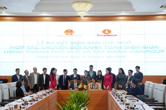 Huế và Vingroup bắt tay chuyển đổi xanh