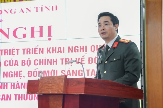Công an Quảng Ninh tiên phong trong phát triển KHCN và chuyển đổi số