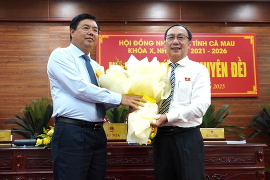 Ông Phan Hoàng Vũ làm Phó Chủ tịch HĐND tỉnh Cà Mau