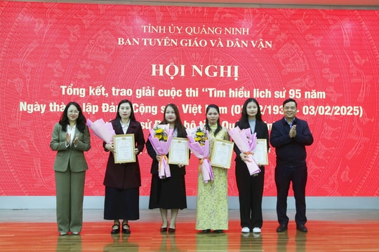 Vinh danh cá nhân, tập thể xuất sắc trong cuộc thi tìm hiểu lịch sử Đảng