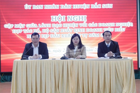 Bắc Sơn-Lạng Sơn: Đồng hành, lắng nghe doanh nghiệp trên địa bàn