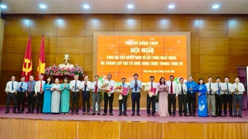 Đồng Tháp: Thành lập Đảng bộ các cơ quan Đảng tỉnh và Đảng bộ UBND tỉnh