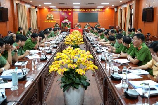 Công an tỉnh Bình Thuận đã hoàn thiện phương án sắp xếp tổ chức bộ máy