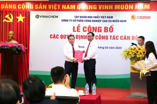 Ông Nguyễn Đình Khoát làm Bí thư Đảng ủy, Tổng Giám đốc Công ty Cao su Miền Nam