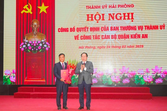 Hải Phòng: Điều động và bầu lãnh đạo chủ chốt quận An Dương, Kiến An