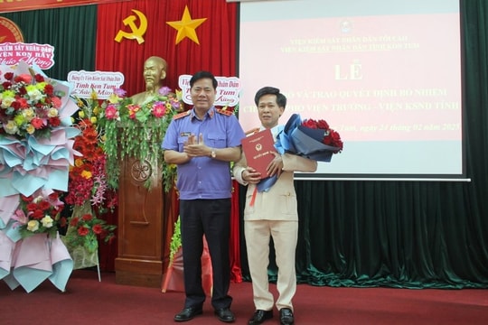 Bổ nhiệm Phó Viện trưởng Viện KSND tỉnh Kon Tum