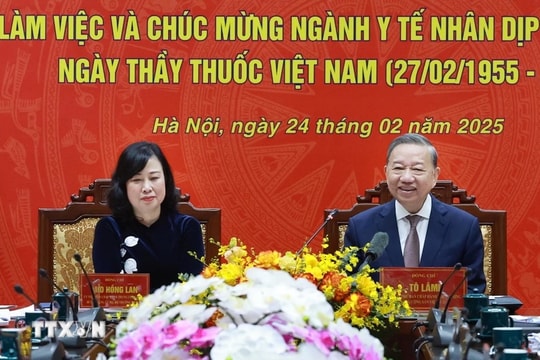 Tổng Bí thư: Tập trung tháo gỡ khó khăn, nút thắt để ngành y tế vươn dậy
