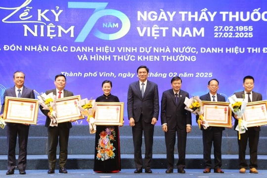 Nghệ An tổ chức trọng thể Lễ kỷ niệm 70 năm Ngày Thầy thuốc Việt Nam