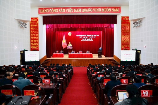 Nghệ An: Kỳ họp thứ 27 HĐND tỉnh thông qua các dự thảo Nghị quyết quan trọng
