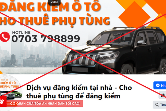 Thuê linh kiện, phụ tùng ô tô để đi đăng kiểm, chủ xe có bị phạt không?