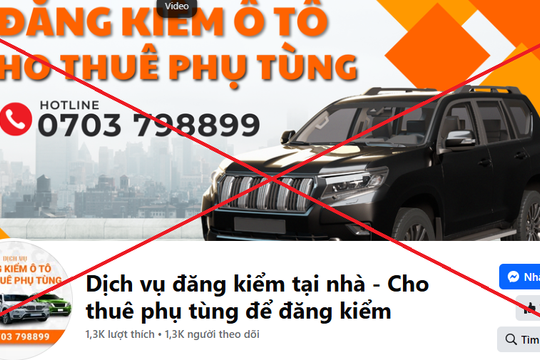 Thuê linh kiện, phụ tùng ô tô để đi đăng kiểm, bị xử lý thế nào?