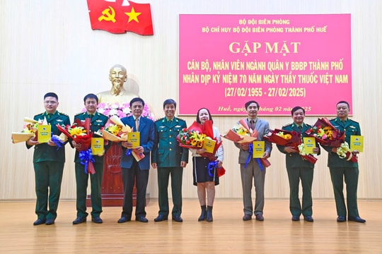 BĐBP TP Huế: Kỷ niệm 70 năm Ngày Thầy thuốc Việt Nam