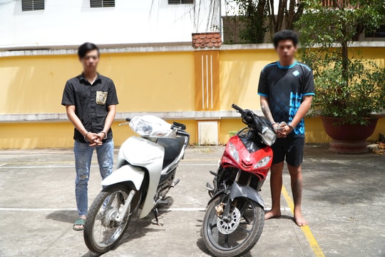 Bắt 2 đối tượng thực hiện hàng loạt vụ cướp giật tài sản