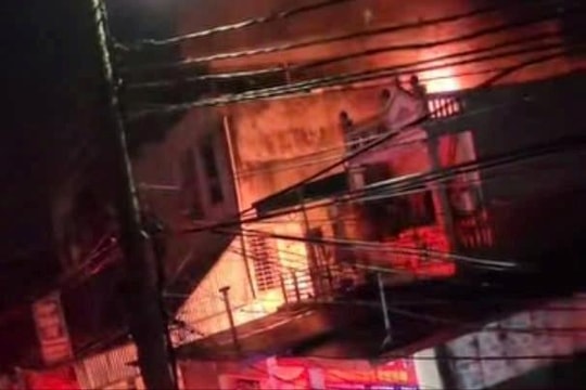 Cháy lớn ở Thái Nguyên, 1 người tử vong