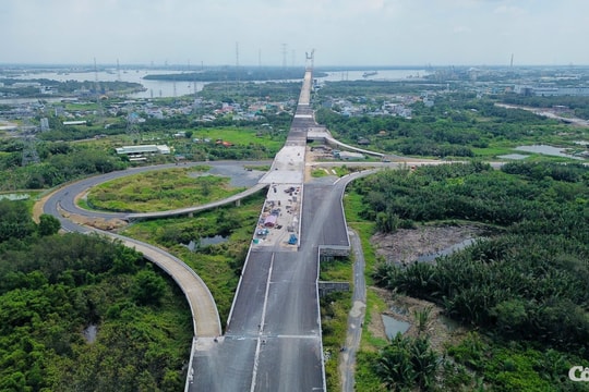 Gần 19km cao tốc Bến Lức - Long Thành qua TP.HCM sẽ thông xe dịp 30/4