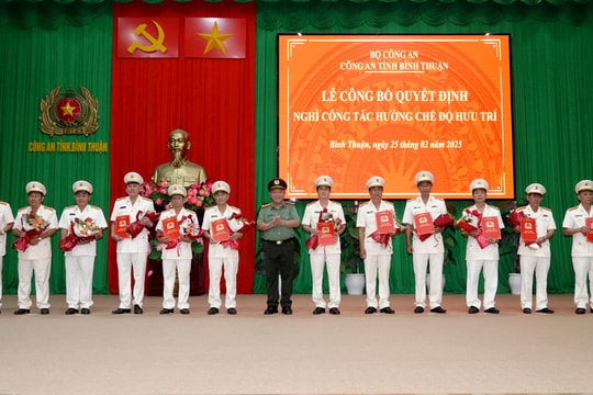 Nhiều lãnh đạo cấp phòng Công an Bình Thuận xin nghỉ hưu trước tuổi