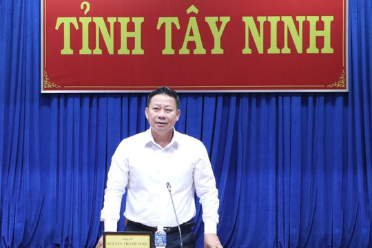 Chủ tịch UBND tỉnh Tây Ninh làm Thứ trưởng Bộ Tư pháp