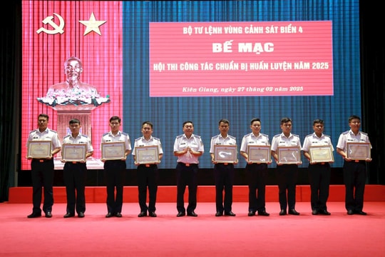 Bộ Tư lệnh Vùng Cảnh sát biển 4 sẵn sàng bước vào mùa huấn luyện mới