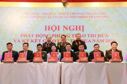 Khối Nội chính TP Hải Phòng phát động phong trào thi đua năm 2025