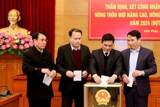 Vĩnh Phúc: Thẩm định xã Thanh Vân đạt chuẩn Nông thôn mới kiểu mẫu năm 2024