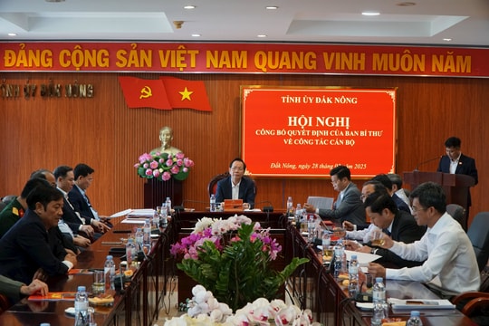 Ông Lê Trọng Yên được chuẩn y tham gia Ban Thường vụ Tỉnh ủy Đắk Nông