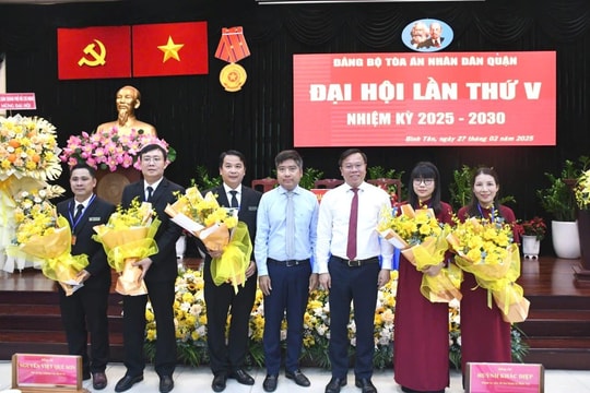 TAND quận Bình Tân tổ chức thành công Đại hội Đảng bộ lần thứ V, nhiệm kỳ 2025-2030