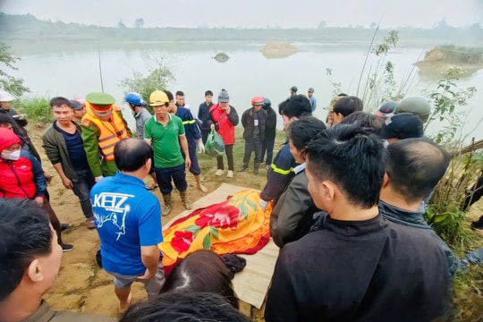 Đã tìm thấy một thi thể học sinh đuối nước trên sông Chu