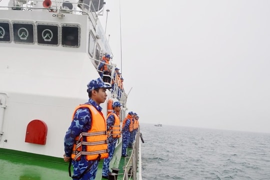 Cảnh sát biển hai nước Việt Nam-Trung Quốc tổ chức tuần tra chung