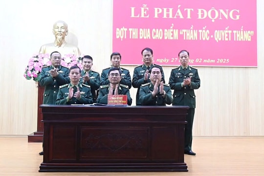 Phát động đợt thi đua cao điểm “Thần tốc - Quyết thắng”