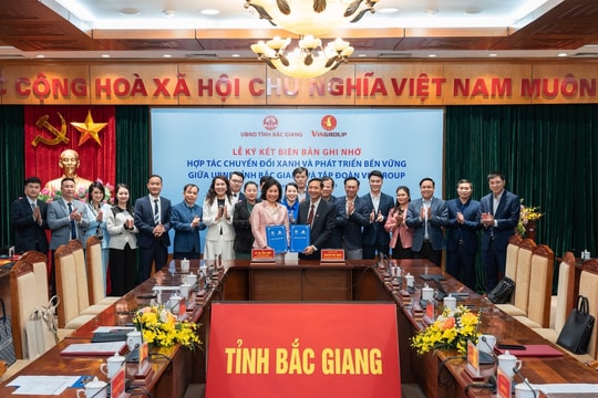 Tỉnh Bắc Giang và Vingroup thúc đẩy chuyển đổi xanh