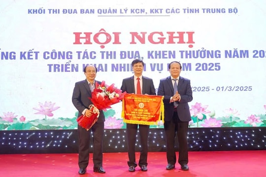 Hội nghị tổng kết thi đua của Khối Ban Quản lý KCN, KKT các tỉnh Trung Bộ